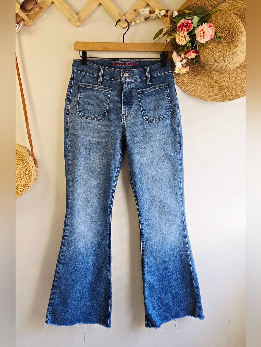 Lucky Brand Stevie High-Rise Flare Jeans